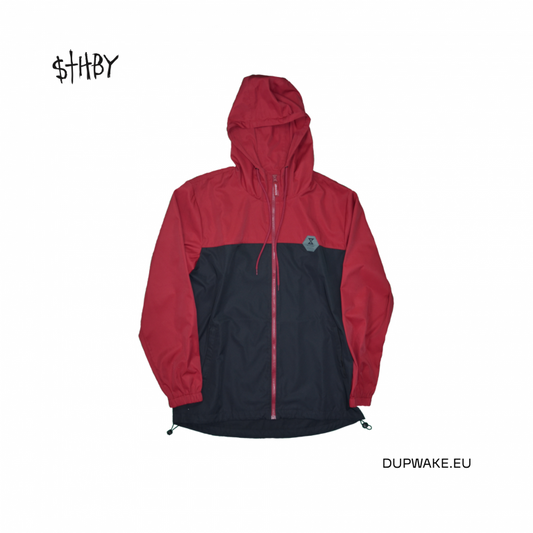 Focal Zip Through Shell RED