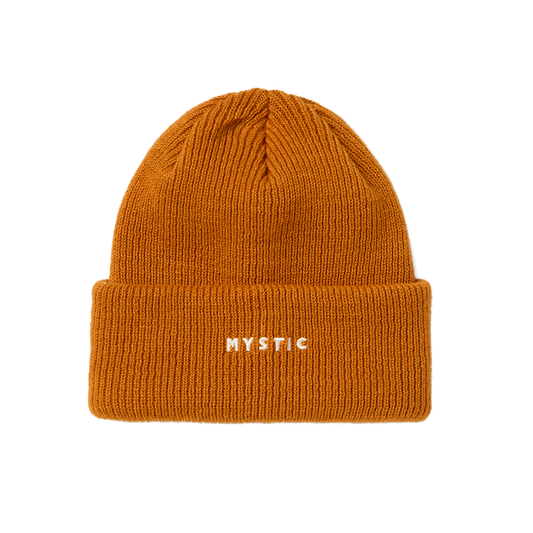 Mystic The Logo Beanie Golden Brown