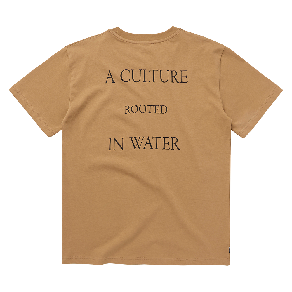 Mystic Approach Tee Slate Brown
