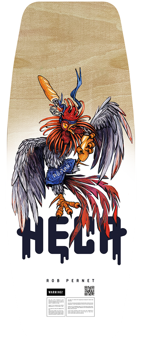 Heca Wakeskate The Rooster